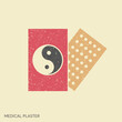 Medical plaster. The means of Chinese traditional medicine