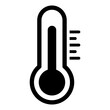 Temperature flat icon. Weather, hot and cold climate