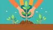 Hands Planting Sapling to Represent Corporate Responsibility for Nature's Sustainability