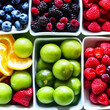 collection of summer fruits