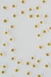 Frame with blank copy space. Chamomile daisy flower buds on white background. Minimal summer flower template