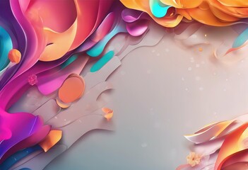 Poster - 'creative colors effects background beauty Design'