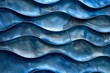 Blue Metallic Wave Elegance: Graphic Design Enriched Contemporary Wave Textures