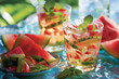capture the essence of summer with vibrant images of juicy watermelon slices, tropical cocktails, and crisp, colorful salads. These refreshing treats are sure to evoke a sense of s