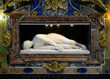 Santa Cecilia baroque sculpture by Stefano Maderno in the basilica of Santa Cecilia in Trastevere. Rome