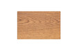 Oak cutting board isolated on white background