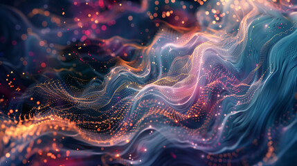 Poster - the beauty of data visualization in a mesmerizing artwork. 