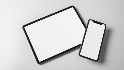 Poster - Mockup Template for Different Screen Sizes - Monitor, Tablet and Phone - Application Design, Web Design and User Interface Design - Asset for Presentation of Graphic Design and Portfolio