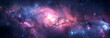 dynamic science background with swirling galaxies and cosmic dust, representing the vastness and wonder of the universe.