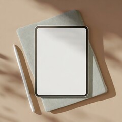 Poster - Tablet Mockup for Application Presentation, Web Design or User Interface Design - Template for Representation and Presentation of Design 