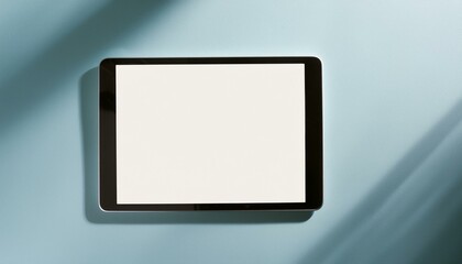 Poster - Tablet Mockup for Application Presentation, Web Design or User Interface Design - Template for Representation and Presentation of Design 