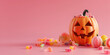 Creepy Halloween Scene Ghoulish Background Setting
