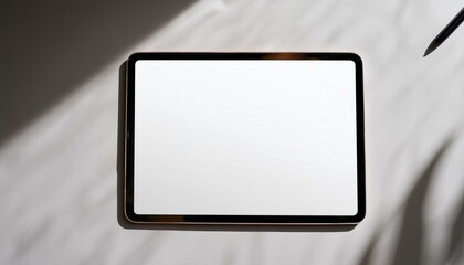 Tablet Mockup for Application Presentation, Web Design or User Interface Design - Template for Representation and Presentation of Design 