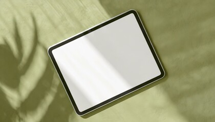 Tablet Mockup for Application Presentation, Web Design or User Interface Design - Template for Representation and Presentation of Design 