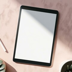 Poster - Tablet Mockup for Application Presentation, Web Design or User Interface Design - Template for Representation and Presentation of Design 