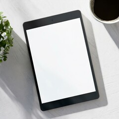 Tablet Mockup for Application Presentation, Web Design or User Interface Design - Template for Representation and Presentation of Design 