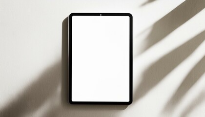 Poster - tablet mockup for application presentation, web design or user interface design - template for repre