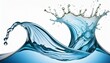 Azure Whirlpool: Mesmerizing Water Splash