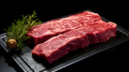 raw meat on a cutting board