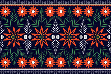 Wall Mural - Aztec tribal geometric vector background Seamless stripe pattern. Traditional ornament ethnic style. Design for textile, fabric, clothing, curtain, rug, ornament, wrapping.