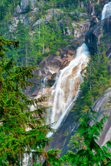 Canvas Print - Shannon Waterfalls North of Vancouver, Canada