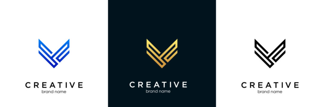 VS initial logo concept monogram,logo template designed to make your logo process easy and approachable. All colors and text can be modified. High resolution files included.