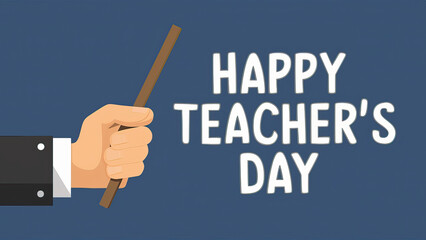 Teacher's Day, Post, Teacher's Day Poster, Vector. teacher's day vector, Happy Teacher's Day, school concept teacher's day, illustration. Teacher's Day typography, social media post. Teacher's Post. 