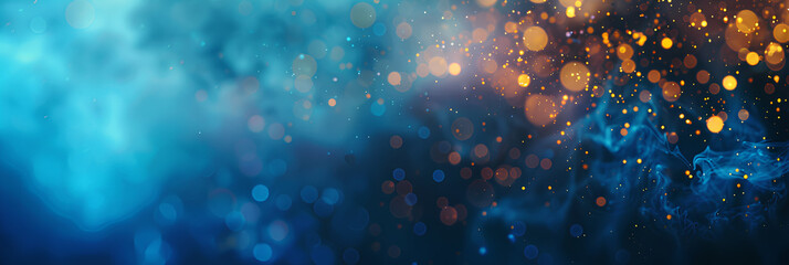 Poster - Abstract geometric background with digital technology.