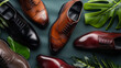 Elegant men's footwear complementing the sophistication of women's shoe collections online.