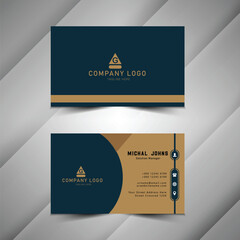 Modern Business card Creative Red style layout clean visiting card design.