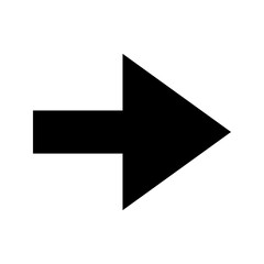Poster - vector icon of flexible arrows direction right, left, up and down