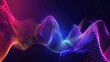 © @_ greta - Digital technology background ,Dynamic wave abstract gradient. Digital technology background,. digital futuristic.