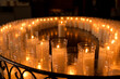Many church candles of memory.