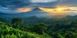 Breathtaking view of the Arenal Volcano in Costa Rica