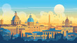 Illustration of  Rome, Italy