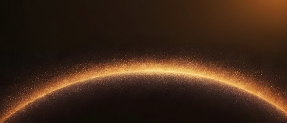 Wall Mural - Golden particles background image