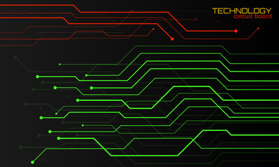 Wall Mural - Abstract background with circuit board, technology design. High tech connection system