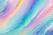 Holographic watercolor  light purple and turquoise abstract pastel colors backdrop. Gradient neon colors with rainbow foil effect in trends 80s and 90s