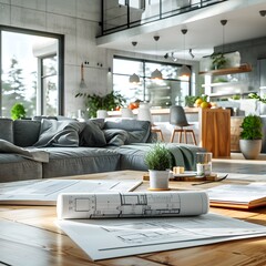 Poster - Motivational Series Featuring Renowned Architects and Interior Designers Home and Interior Design Concept with Copy Space