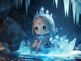 Poster - Cute ice queen character