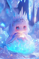 Poster - Cute ice queen character