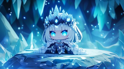 Poster - Cute ice queen character