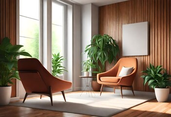 Sticker - modern living room