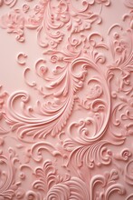 Pink Floral Textured Background