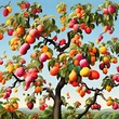 ''fruits on a tree.''
