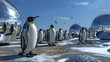 Electromagnetic Shields Safeguarding Penguin Colonies Amid Ozone Depletion Crisis