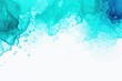 Cyan splash banner watercolor background for textures backgrounds and web banners texture blank empty pattern with copy space for product 
