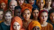 © noche - Many women of different ethnicities and races smiling