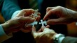 © HelenP - Hands Connecting Jigsaw Puzzle Pieces