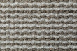 Close up of white and gray striped felt nylon fabric texture